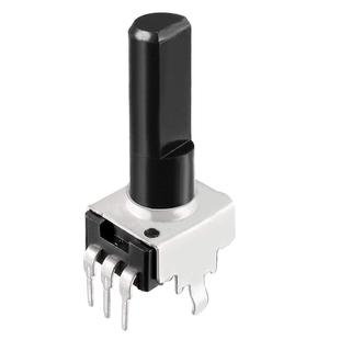 Discount 6Pcs 9mm Potentiometer B10K/B50K/100K Ohm Volume Control Potentiometer Audio Knob Adjustment