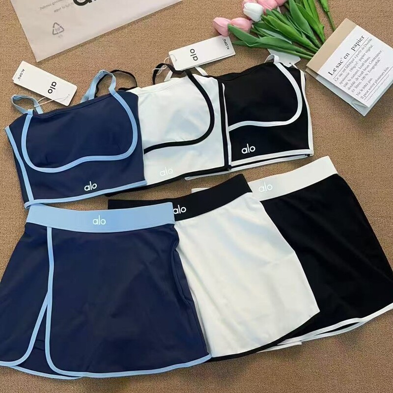 Alo Yoga Set 2026 New Product Sports and Leisure Women's Anti-Exposure and Shock-Proof Outdoor Running Fitness Yoga Clothing Alo Yoga Set 2026 New Product Sports and Leisure Women's Anti-Exposure and Shock-Proof Outdoor Running Fitness Yoga Clothing