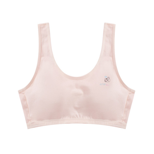 Breastfeeding bra for girls, pure cotton breathable bra for girls in the development period, comfortable underwear for girls in junior and senior high school 