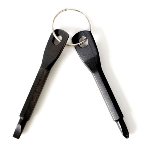 Portable screwdriver outdoor EDC multi-purpose tool mini keychain cross Phillips hex wrench
