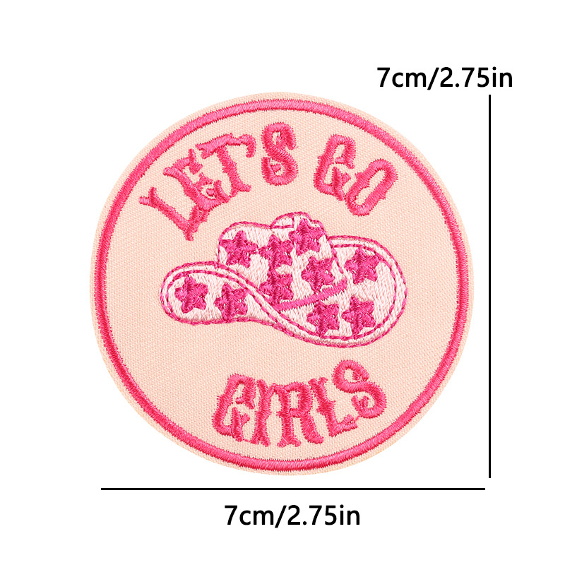 7g Weight Clothing Sticker Patches Classification 1 Piece Quantity Embroidery thread Material Letter Pattern Cute, Classic Style Style 1 Piece Cute Classic Style Letter Embroidery Thread Clothing Sticker Patches 10
