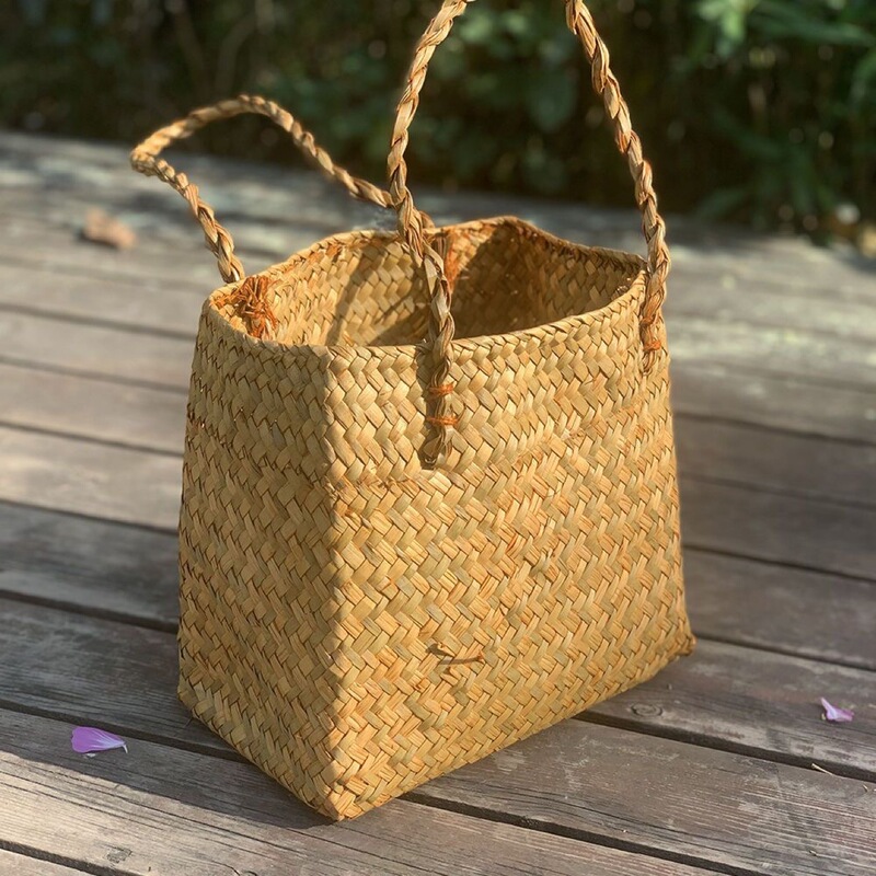 Lafite Straw Canvas Handbag New Style Featured Woven Handbag Shoulder Bag Bag Square Style Number Lafite Straw Canvas Handbag New Style Featured Woven Handbag Shoulder Bag Bag Square Style Number