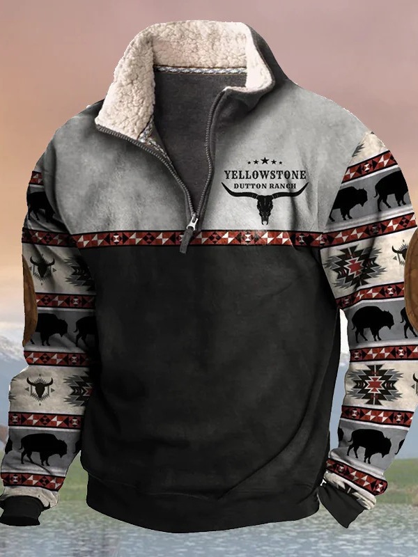 Men's Zipper Sports & Outdoor Daily Holiday Street Clothing Basic…