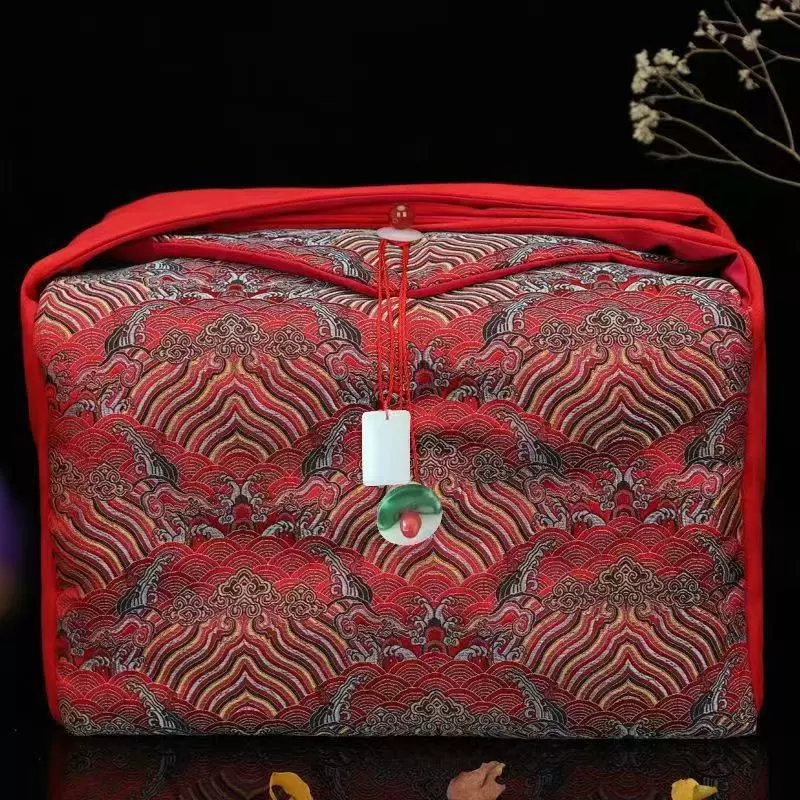 骨灰盒包布高档云锦精致刺绣运输包殡葬用品骨灰盒收纳包