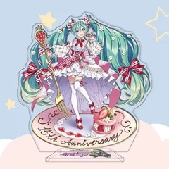 初音ミク スタンド 周辺機器 かわいい殿下初音 スタンド オーナメント アニメ 二次元 ギフト 親友 10cm