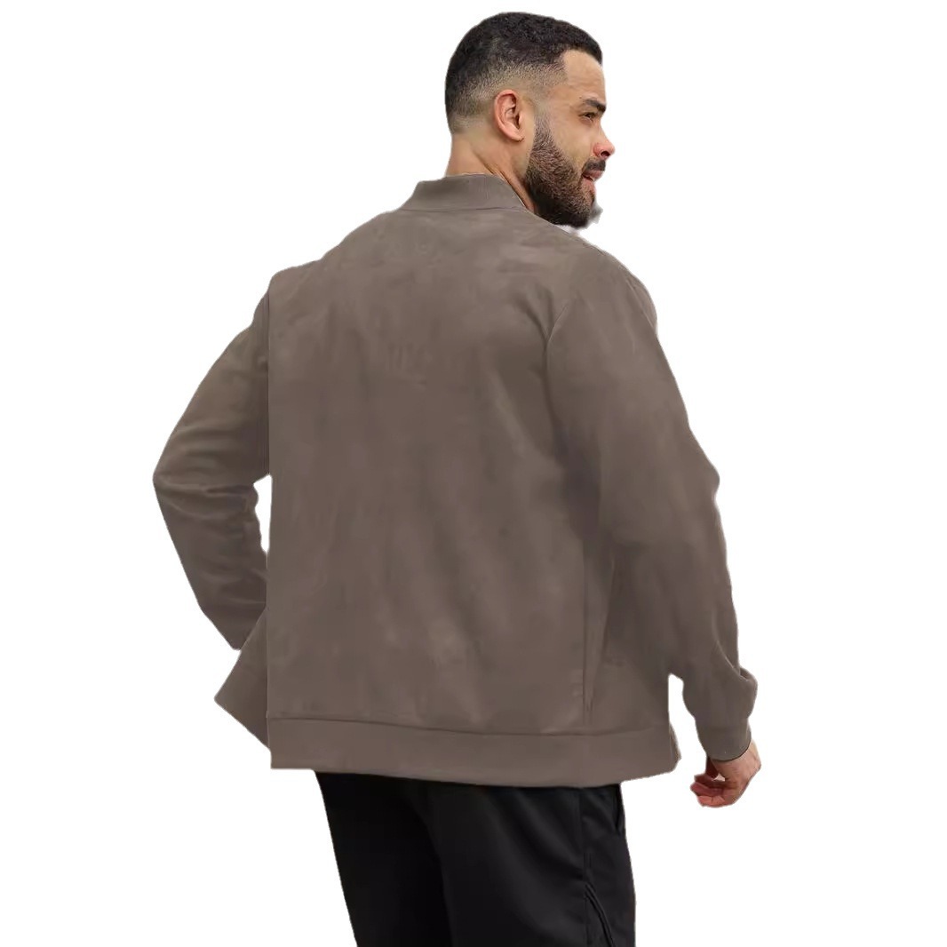 Europa und die Vereinigten Staaten neue Männer Mode lässig Wildleder leichte Pullover Jacke Mantel_voghion.com