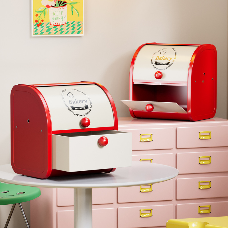 Dopamine Desktop Storage Box Bread Box Living Room Dormitory Bread Box Flip-Top Storage Jewelry Mask Organizer Box Dopamine Desktop Storage Box Bread Box Living Room Dormitory Bread Box Flip-Top Storage Jewelry Mask Organizer Box