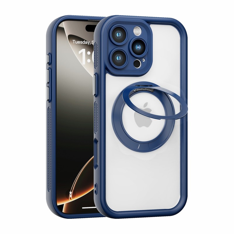 iPhone16 ツーインワン磁気ホルダー携帯電話ケース 360 度 Apple 15 ハードウェア回転ホルダー PC ポイントシェル|undefined