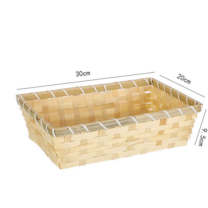 Cestas de bambú trenzadas, cestas de bambú huevos, bandejas hechas a mano, productos de bambú, pan al vapor, cestas comerciales de pan doméstico