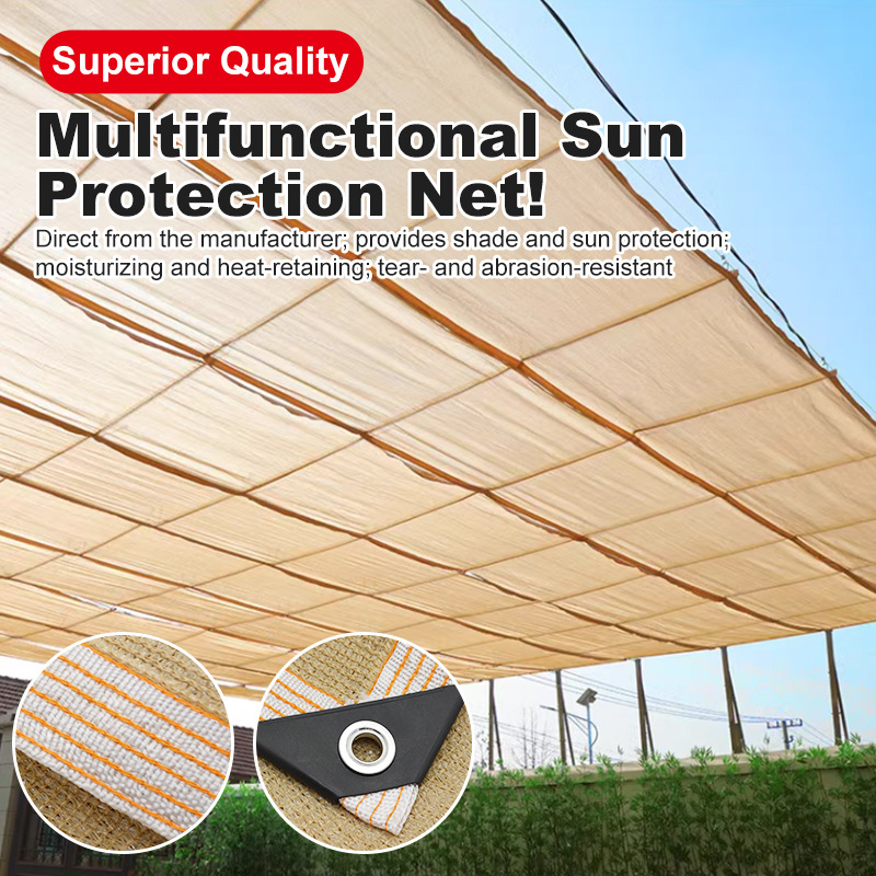 Malla Sombra Reforzada 100g 120g 160g de HDPE con Protección Solar para Hogar, Agricultura y Exteriores image 4