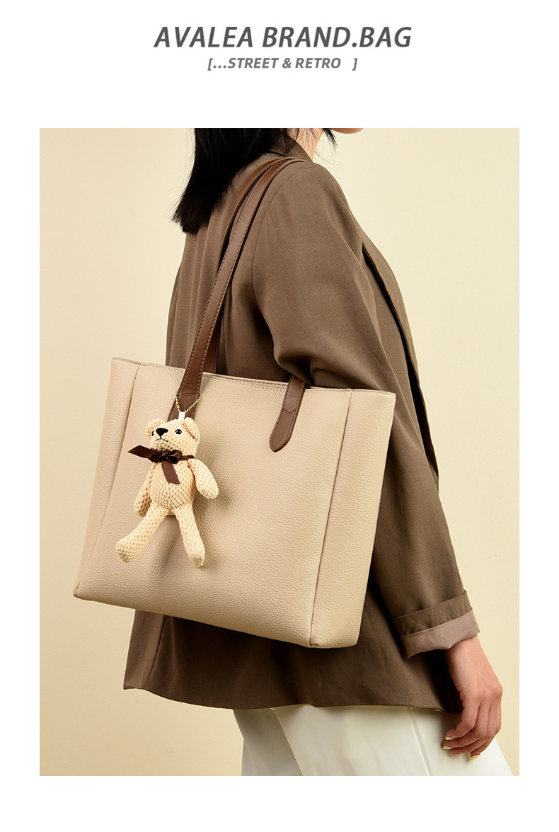 Women's Bag Tote Bag Korean Style Retro Commuter Large Capacity Bag All-match High-end Shoulder Bag_voghion.com