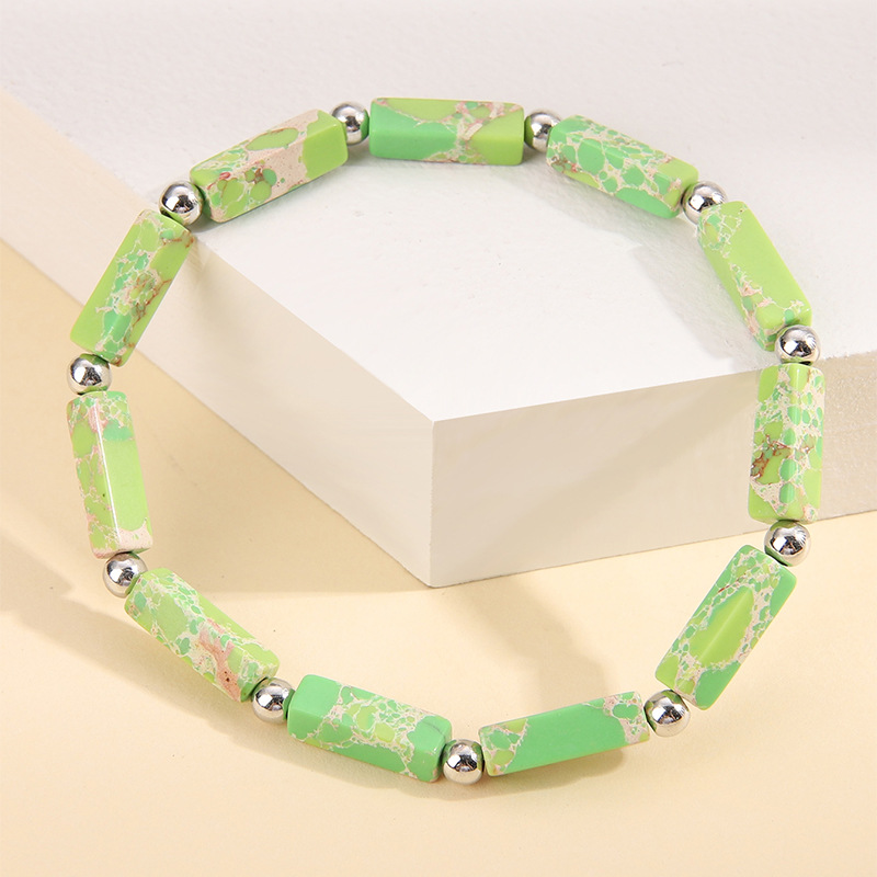 Fashion Geometric Stone Plating Bracelets 1 Piece