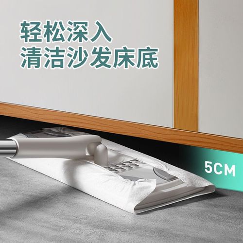 Household anti-static dust removal flat mop, hand-washable disposable floor mop, lazy home internet celebrity mop