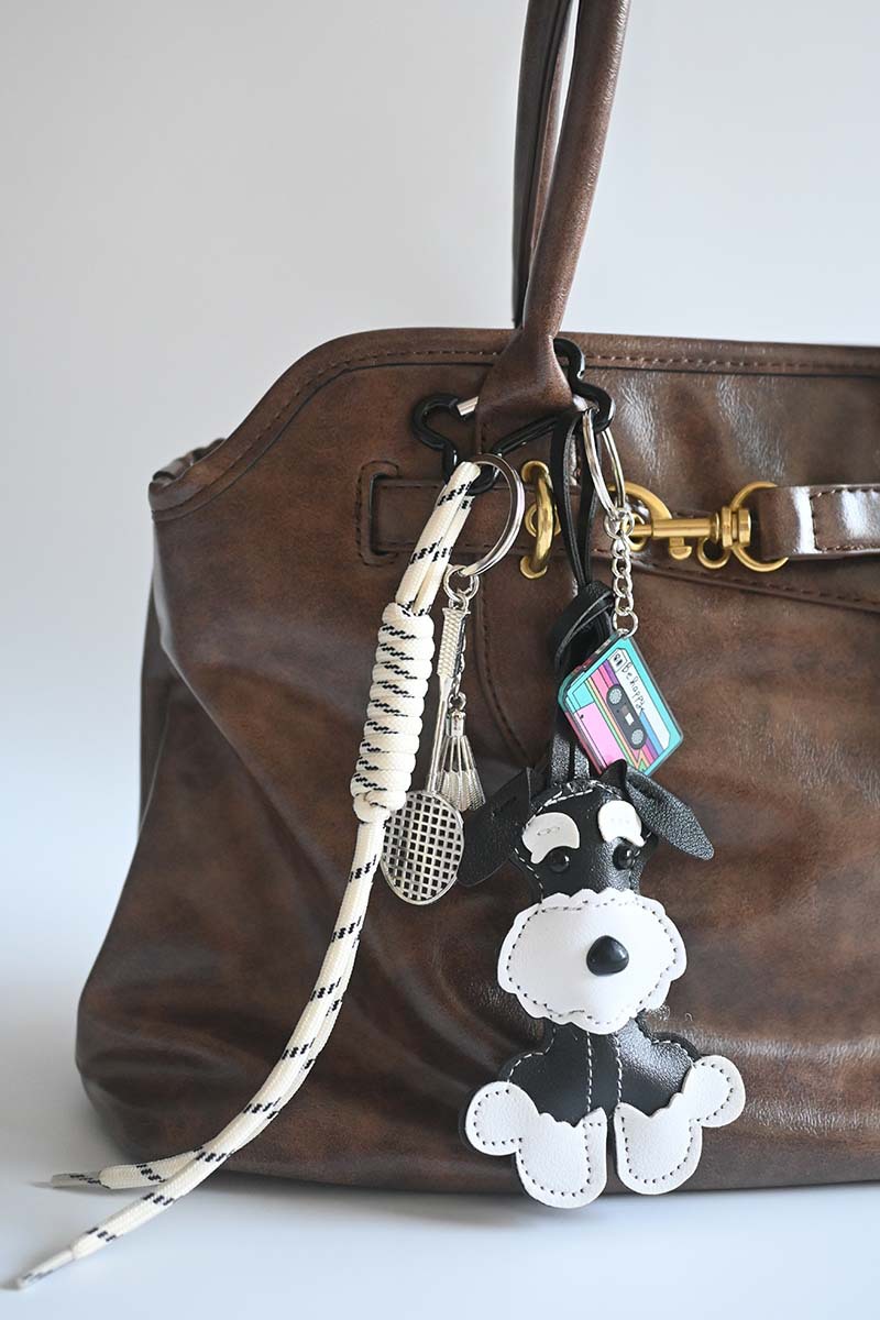 Holiday, Daily Occasion 1 Piece Vacation Classic Style Dog Pu Leather Plating Bag Pendant
