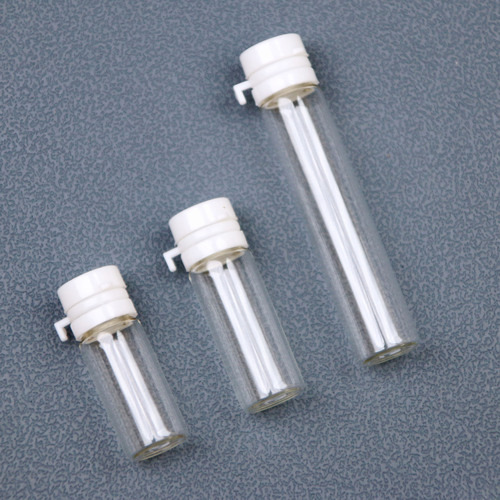 5ml flat-bottomed liquid bottle, double snap-top essential oil bottle, transparent glass bottle, sample trial set