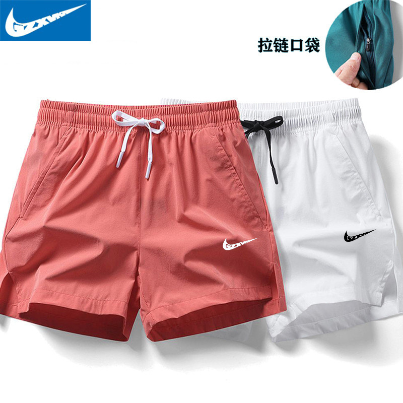 Drop Shipping Brand Men's Sports Shorts Loose Ice Silk Casual Breathable Three-quarter Pants Quick-drying Fitness Quarter Pants Drop Shipping Brand Men's Sports Shorts Loose Ice Silk Casual Breathable Three-quarter Pants Quick-drying Fitness Quarter Pants