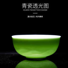 振批发碗碟套装 家用餐具套装鲁青瓷陶瓷 骨瓷碗盘中式碗筷组合陶