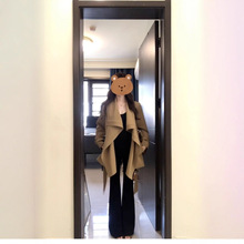 卡其色风衣外套女秋冬2025新款爆款早秋韩系氛围感穿搭小个子大衣