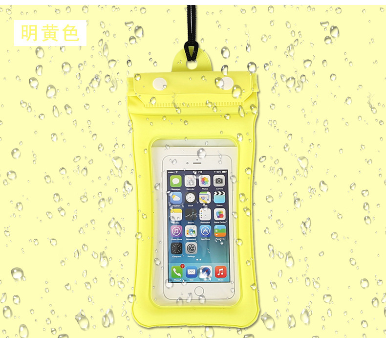 フローティングエアバッグ透明pvc携帯電話防水袋漂流ビーチ防水袋卸売りタッチパネル携帯電話防水カバー|undefined
