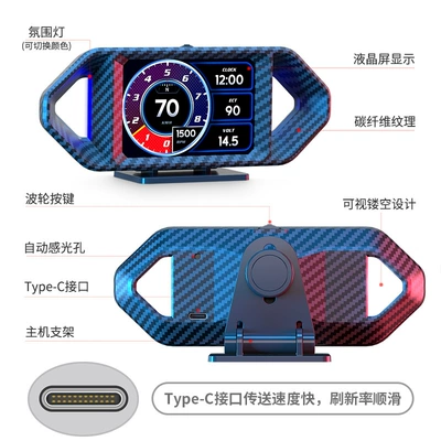 Multi-Function Slope Meter, Vehicle HUD
