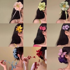 春夏の新作フラワーコレクション、優しい森の花のヘアピン、超妖精の雰囲気のヘアピン、花のヘアピン、ヘアアクセサリー