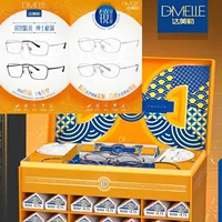 Очки для чтения Damele, сверхлегкие модные очки для чтения с защитой от синего света, в металлической оправе, мужские и женские из смолы, серия счетчиков G8