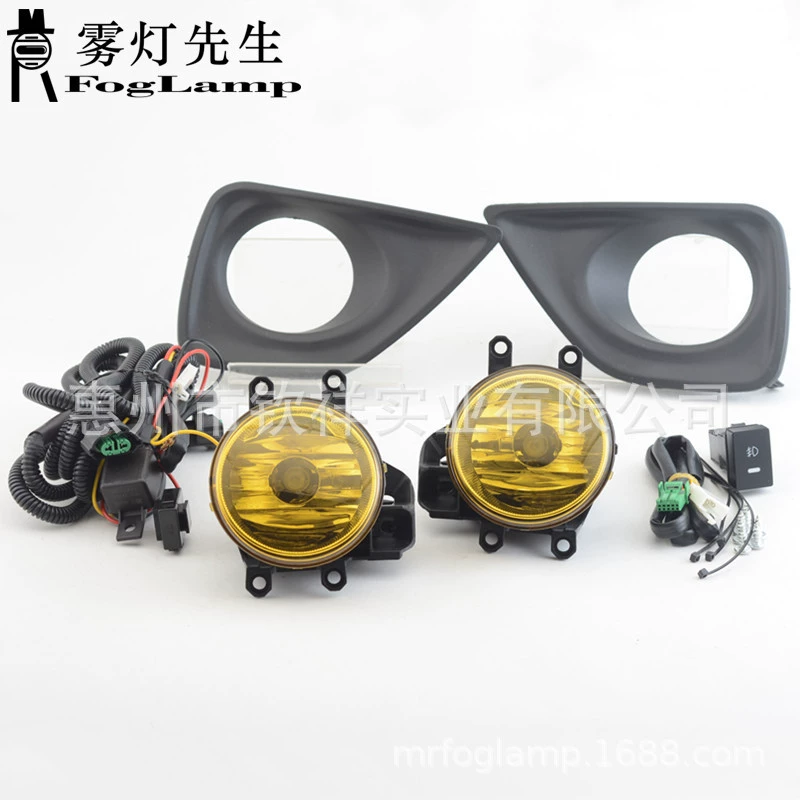 Подходит для Toyota 13-17 Vios VIOS/YARIS, передние галогенные противотуманные фары, дневные ходовые огни, передние противотуманные фары
