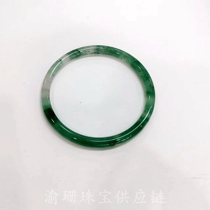 두롱 옥 얇은 둥근 막대 카드 6MM 팔찌 새로운 스타일 PIAOCUI 두롱 옥 둥근 막대 옥 팔찌 보석 판매 선물