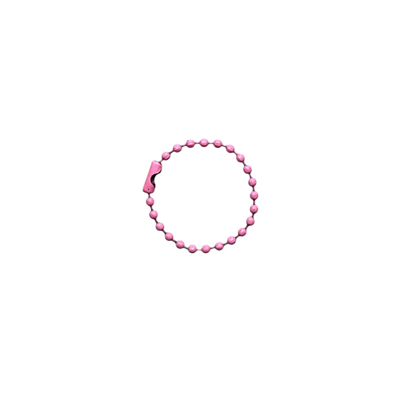 Fabricante en stock 10cm Cadena de cuentas de color Hecho A Mano DIY material clave etiqueta de la cadena redonda del grano de la cadena accesorios de la joyería