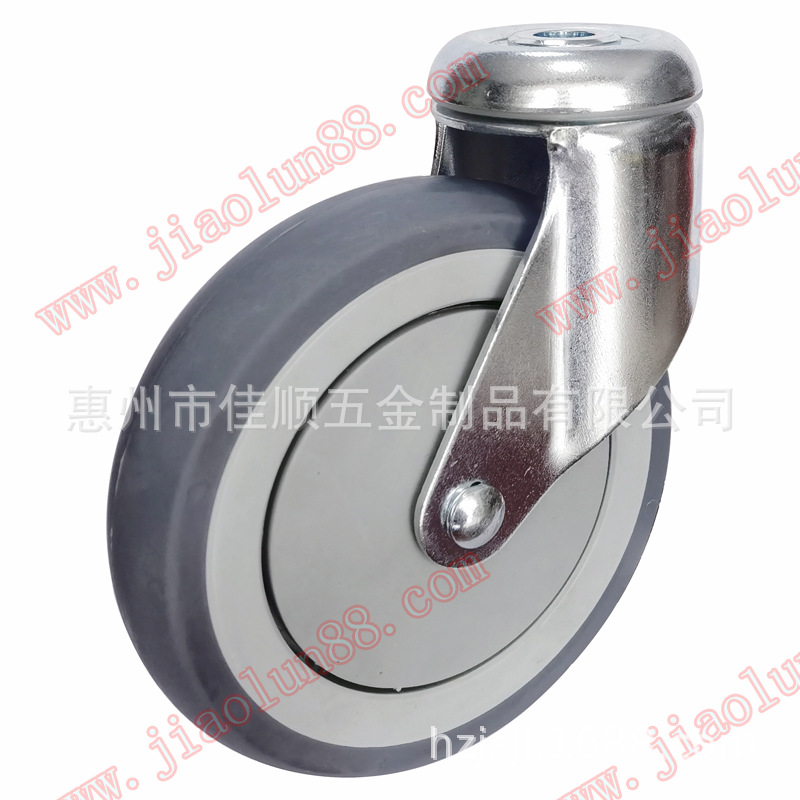 供应TPR购物车轮 购物车PU轮、购物车轮生产厂家 4寸 5寸脚轮