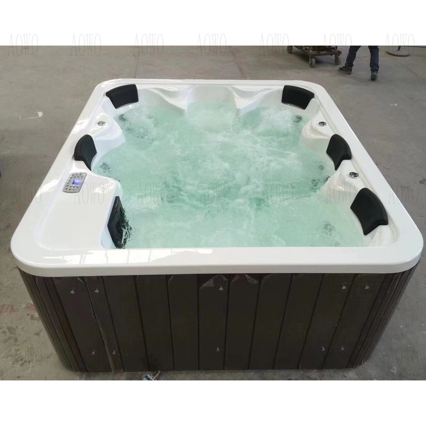 Jacuzzi acrílico bañera de surf al aire libre Villa Patio Hotel Spa bañera de spa JACUZZI piscina al aire libre