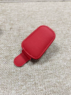 Car glasses clip car sun visor sunglasses frame storage function creative cartoon sunglasses card bill clip (Car Glasses Clip/Bill Clip) - car-glasses-clip-red-model