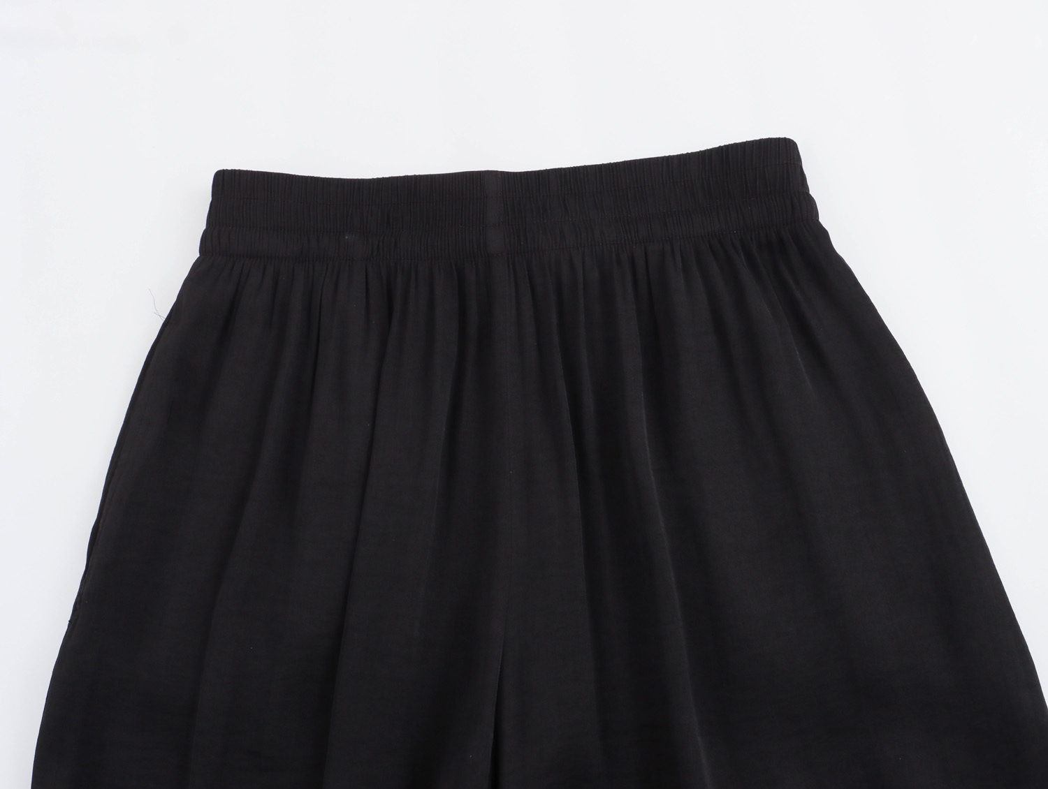 Women's 2024 Summer New Style Elastic Waist Fashion Wide Leg Pants_voghion.com