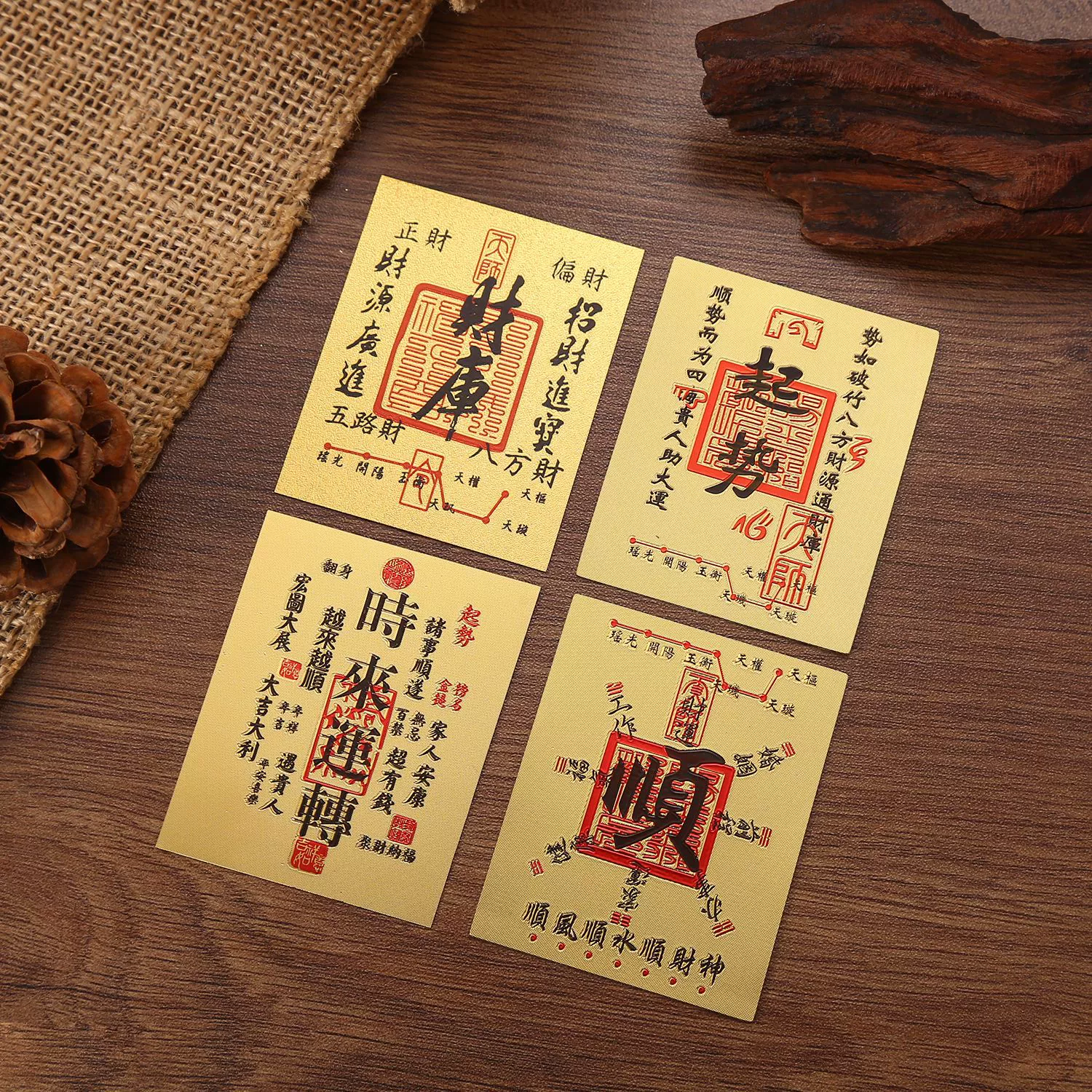 Новогодняя модель «Пять богов богатства» — привлекают процветание и богатство, наклейки для привлечения удачи, оптовая продажа для декора чехлов для телефонов.