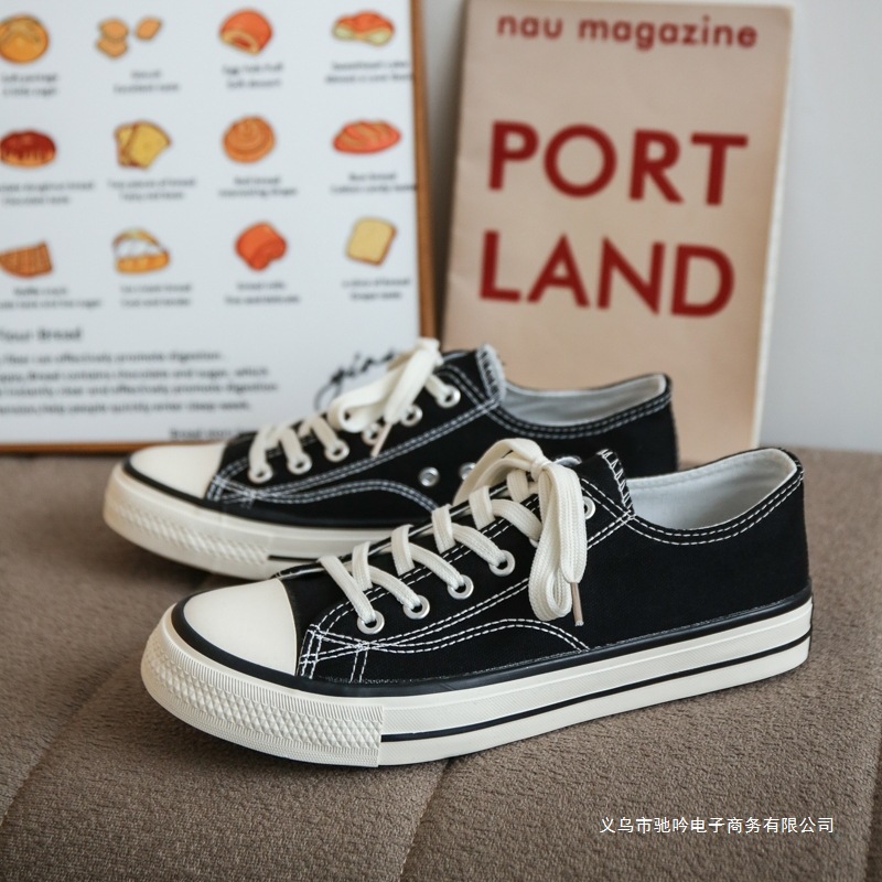 Canvas Shoes Breathable Classic Men's 2024 Spring and Autum New Men's Shoes Men's Casual Flat Shoes Trendyy Versatile Cloth Shoes