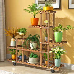 Balcony decorative flower rack multi-layer indoor storage rack home living room succulent floor-standing flower pot rack type A