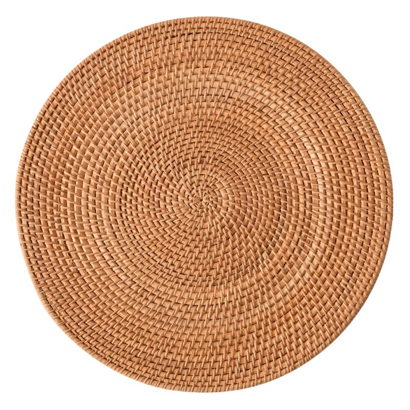 Ротанговая подставка ручной работы изоляционная чашка для запеканки чайный коврик настольный коврик для чаши поколение волос