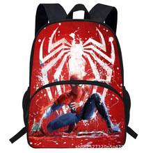 支持速卖通jit代发货Spider-Man蜘蛛侠儿童小学双肩书包跨境热销