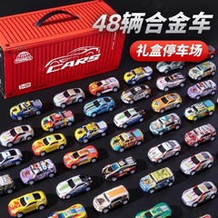 証明書付きクロスボーダー新製品合金カーセットギフトボックス子供のおもちゃプルバックカーモデルおもちゃ卸売