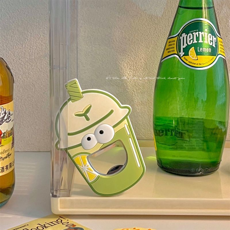 병따개 냉장고 스티커 병따개 창조적 인 마그네틱 맥주 오프너 소다 음료 병따개 병따개 와인 오프너