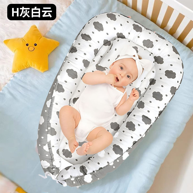 Cama de bebé portátil desmontable transfronteriza en la cama media para recién nacidos acostados para dormir