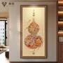 入户客厅玄关九鱼图挂画