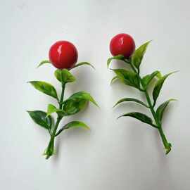 仿真植物仿真花圣诞配件富贵果 泡沫果 红果 盆栽把束配件