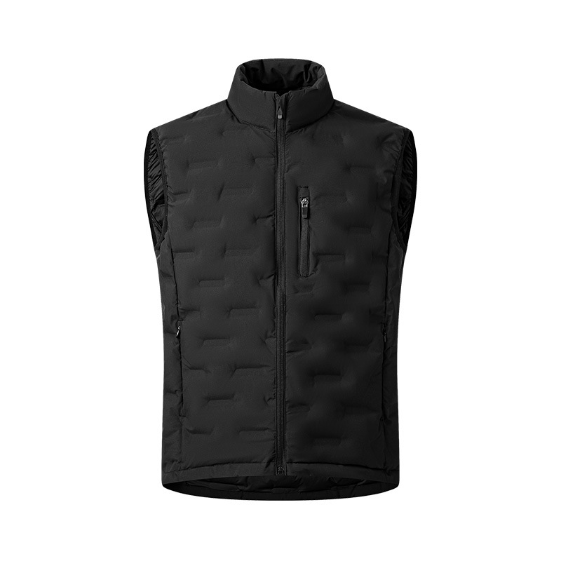 Chaleco de Plumas Ligero para Exteriores de Plumón de Pato Blanco Térmico e Impermeable para Uso Casual image 7