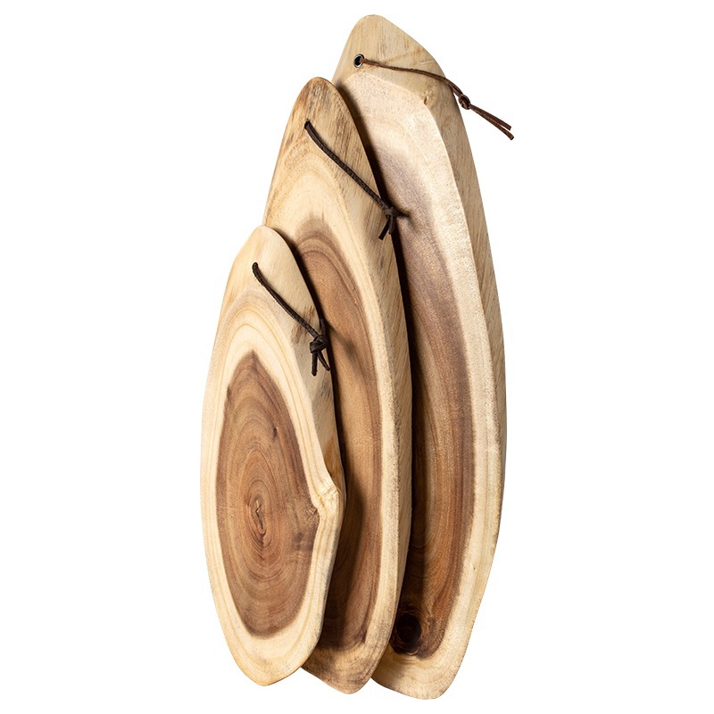 Fábrica directa irregular antideslizante corte de verduras madera de madera de corte de verduras domésticas madera de corte de verduras
