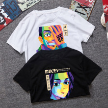 �����d�������ſῨͨ�������뱡������Բ�����Anime T-shirt