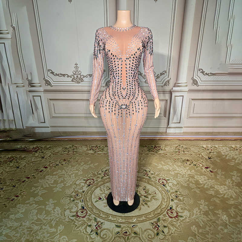 Birthday Party Singer Costumes Prom Dresses Company Annual Meeting Music Festival Disco Bar Party Evening Dresses