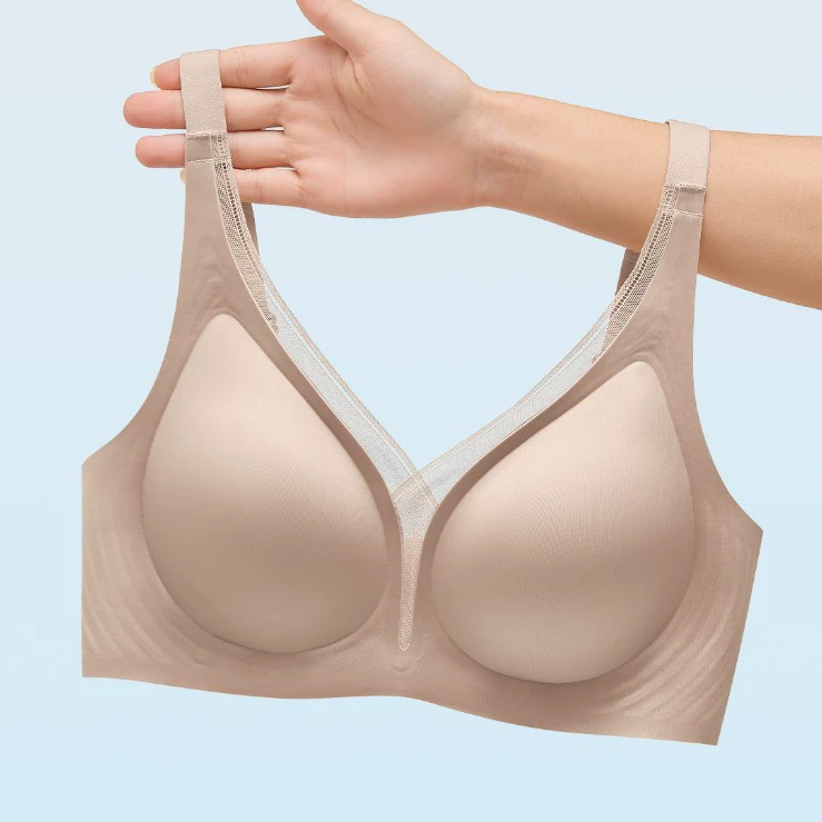 3511 Yaoguang underwear V-образная горловина Zi Mengya Xin Yaoguang V-образная глубокая V- tip без меток, мягкая поддержка, боковое закрытие, женские