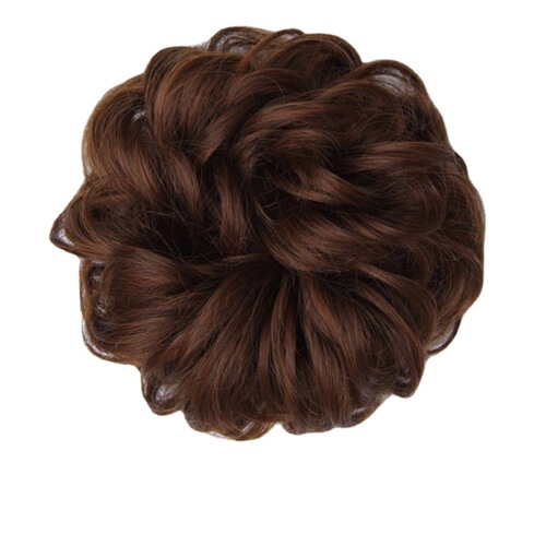 Wig hair band, rubber band, hair bun, hair band, hairpin, flower ball, flower bud, female head flower, fluffy curly hair, big hair band