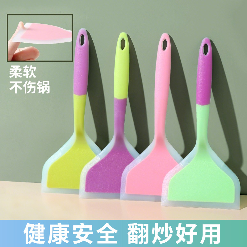 Compact silicone heat-resistant harmless Japanese purple scraper